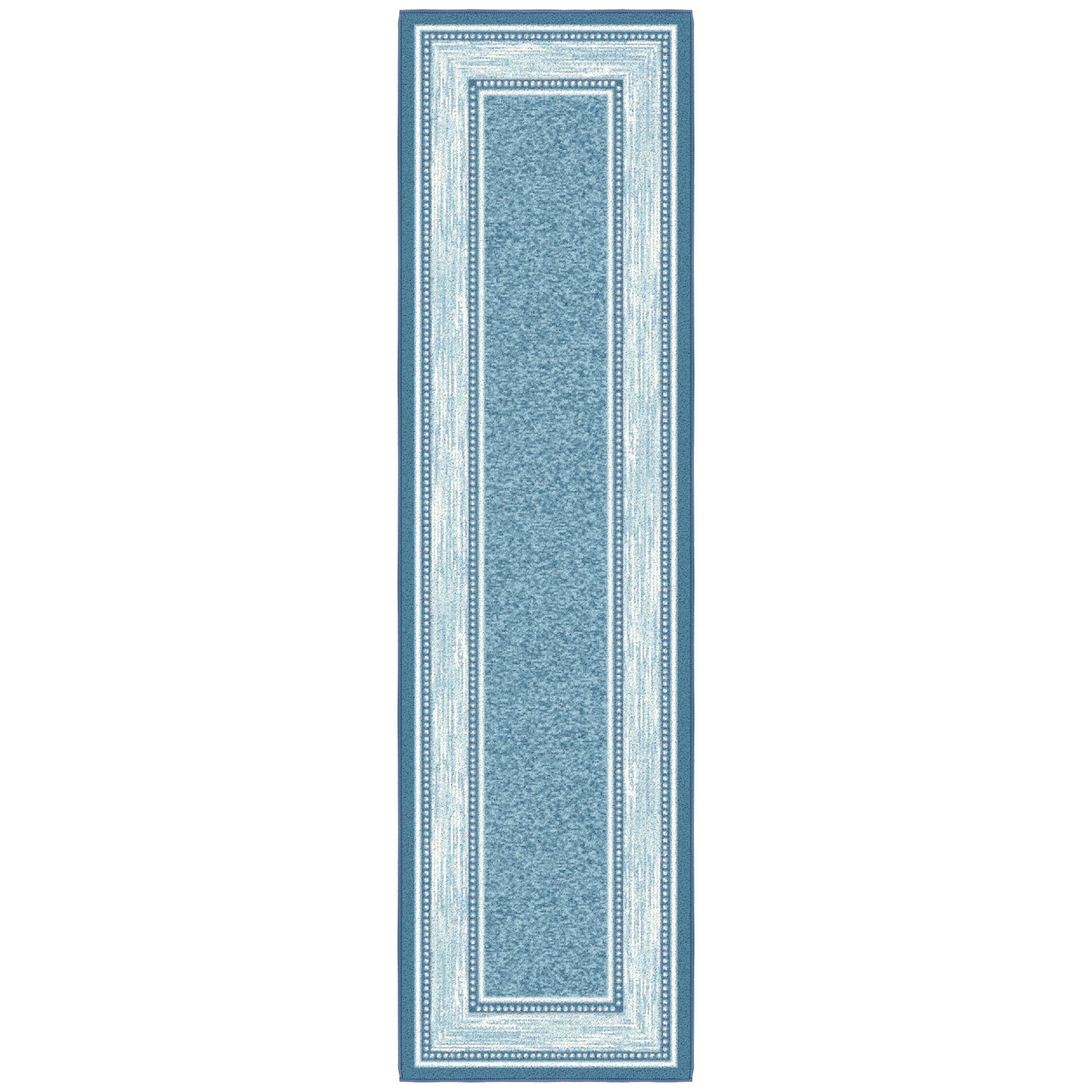 Ottomanson Non-Slip Hallway Runner Rug 2x7 Rubberback Border Indoor Rug ...