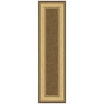 thumbnail image 1 of Ottomanson Border Hallway Runner Rug 2'7" x 9'10" - Non Slip Low Pile Carpet, Brown, 1 of 14