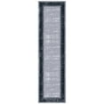 thumbnail image 1 of Ottomanson Border Hallway Runner Rug 2'7" x 9'10" - Non Slip Low Pile Carpet, Gray/Navy, 1 of 14