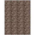 thumbnail image 1 of Ottomanson Non-Slip Living Room Area Rug 7'10" x 10' Low Pile Carpet, Leopard Print Brown, 1 of 5