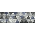 thumbnail image 1 of Ottomanson Non-Slip Rubberback Abstract/Geometric 8.5" x 26" Indoor Stair Treads, 7 Pack, Navy, 1 of 2