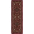 thumbnail image 1 of Ottomanson Medallion Bathroom Runner Rug 20" x 53" - Non Slip Low Pile Carpet, Red, 1 of 13