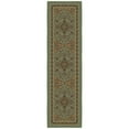 thumbnail image 1 of Ottomanson Medallion Kitchen Runner Rug 1'10" x 7' - Non Slip Low Pile Carpet, Seafoam Green, 1 of 14