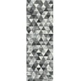 thumbnail image 1 of Ottomanson Non-Slip Hallway Runner Rug 20" x 59" Perfect for High Traffic Areas, Gray Triangles, 1 of 8