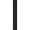 thumbnail image 1 of Ottomanson Non-Slip Rubberback Modern Solid 2x12 Indoor Runner Rug, 1'10" x 12', Black, 1 of 14