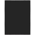 thumbnail image 1 of Ottomanson Solid Indoor Doormat 1'10" x 3' - Non Slip Low Pile Area Rug for Entryway, Black, 1 of 11