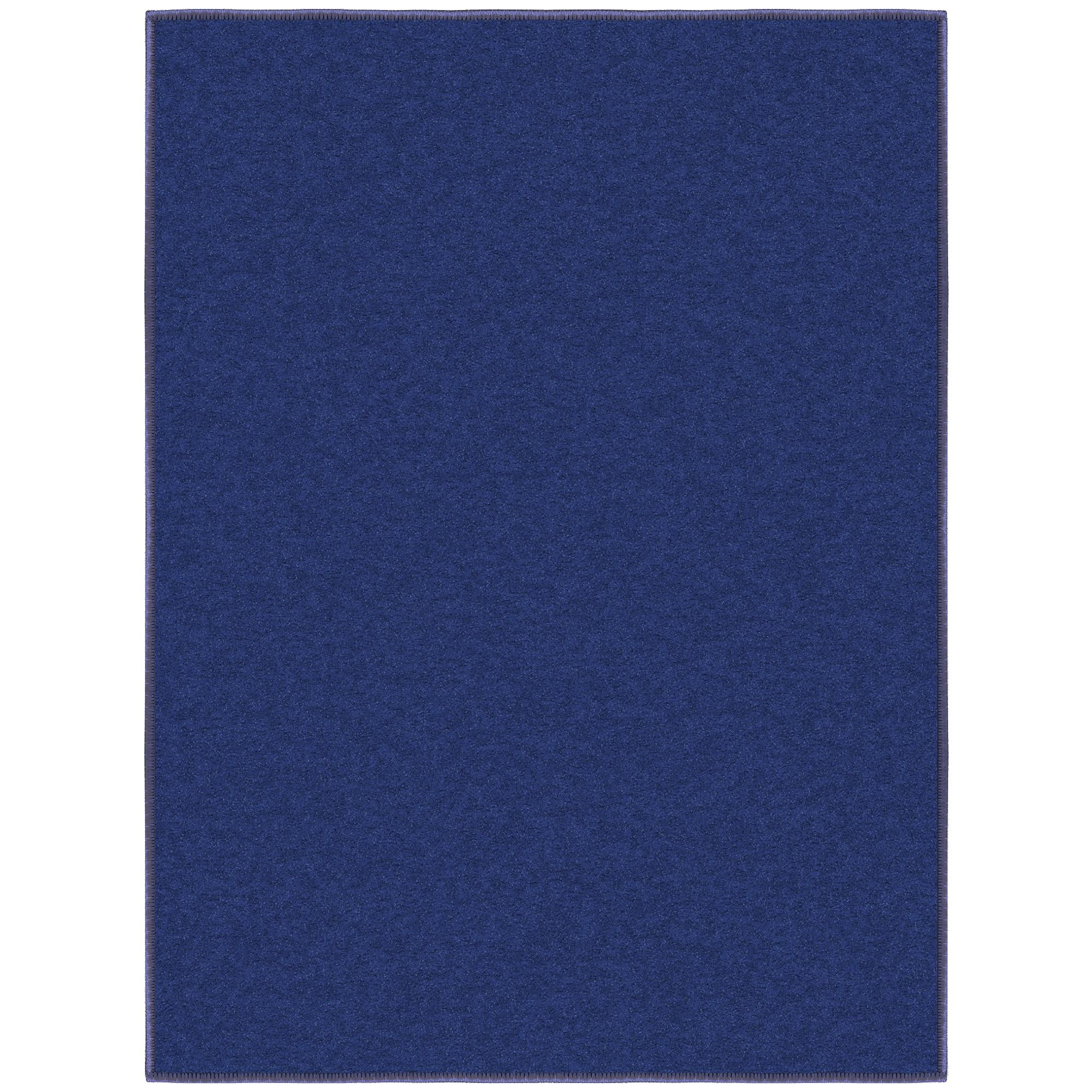 Ottomanson Solid Indoor Doormat 2'3" x 3' - Non Slip Low Pile Area Rug ...