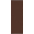 thumbnail image 1 of Ottomanson Solid Kitchen Runner Rug 1'10" x 6' - Non Slip Low Pile Carpet, Brown, 1 of 14