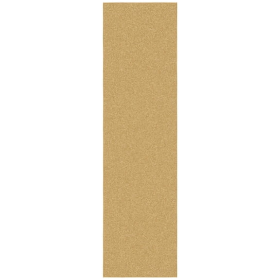 Ottomanson Non-Slip Rubberback Modern Solid 3x10 Indoor Runner Rug, 2'7" x 9'6", Beige