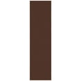 thumbnail image 1 of Ottomanson Solid Hallway Runner Rug 2'7" x 9'10" - Non Slip Low Pile Carpet, Brown, 1 of 15