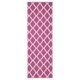 thumbnail image 1 of Ottomanson Non-Slip Hallway Runner Rug 20" x 59" Perfect for High Traffic Areas, Hot Pink Trellis, 1 of 8