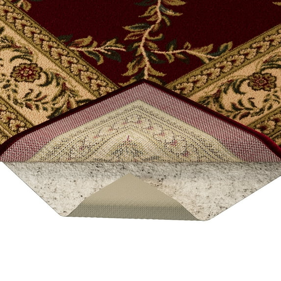 Ottomanson Non-Slip Rug Pad Grip 8x30 Felt 1/8 Thick for Any Flooring Surface, 7'8" x 30', Beige