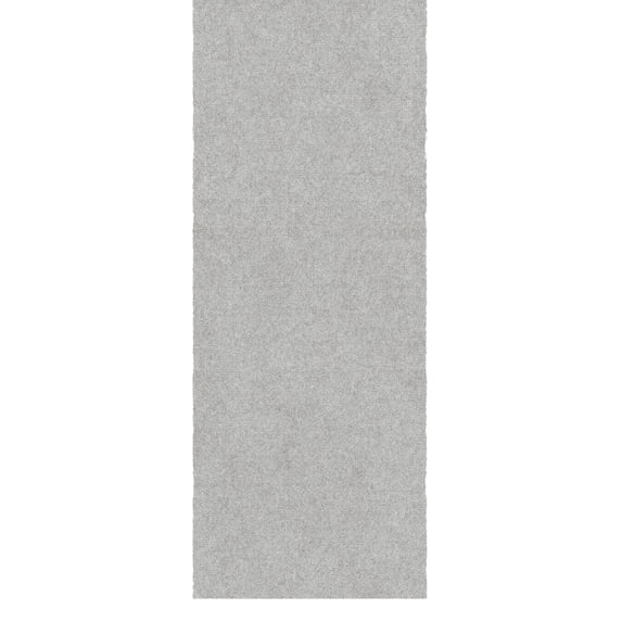 Ottomanson Plush Hallway Runner Rug 1'11.6" x 11' – Soft Non-Slip Indoor Runner, Gray