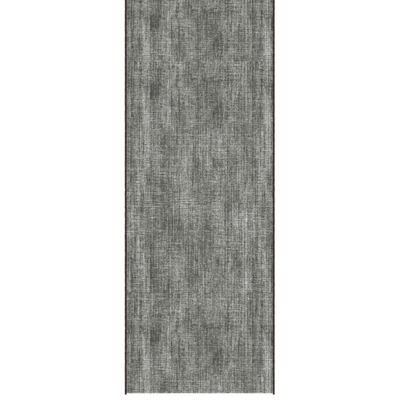 Ottomanson Hallway Runner Rug 1'10.5" x 13' Soft Non-Slip Indoor Rug, Solid Brown