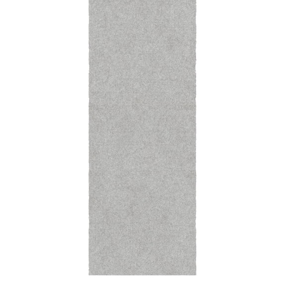 Ottomanson Aisle Runner Rug 1'11.6" x 17' – Non-Slip Plush Extra Long Indoor Runner, Gray