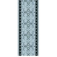 thumbnail image 1 of Ottomanson Aisle Runner Rug 1'10.5" x 35' Soft Non-Slip Indoor Rug, Mahal Blue, 1 of 6