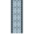thumbnail image 1 of Ottomanson Aisle Runner Rug 1'10.5" x 39' Soft Non-Slip Indoor Rug, Mahal Blue, 1 of 6