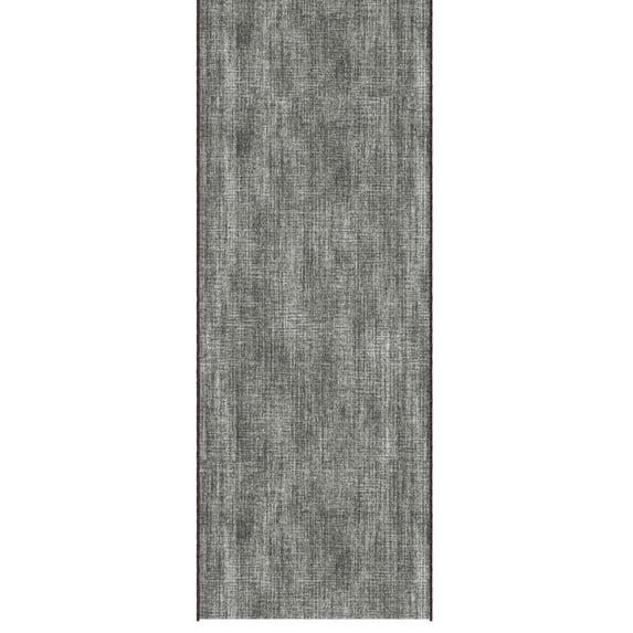 Ottomanson Aisle Runner Rug 1'10.5" x 45' Soft Non-Slip Indoor Rug, Solid Brown