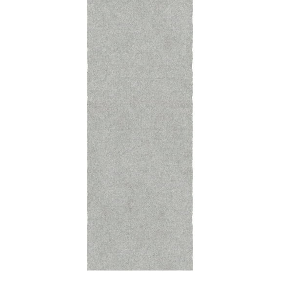 Ottomanson Non-Slip Hallway Runner Rug 1'11" x 7' Stain-Resistant Custom Cut Shag Carpet for Bedroom, Gray