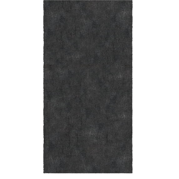 Ottomanson Aisle Runner Rug 2'7" x 15' – Non-Slip Plush Extra Long Indoor Runner, Charcoal
