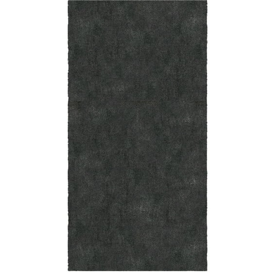 Ottomanson Aisle Runner Rug 2'7" x 17' – Non-Slip Plush Extra Long Indoor Runner, Charcoal