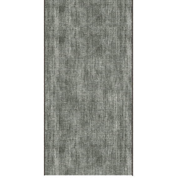 Ottomanson Aisle Runner Rug 2'7" x 19' Soft Non-Slip Indoor Rug, Solid Brown