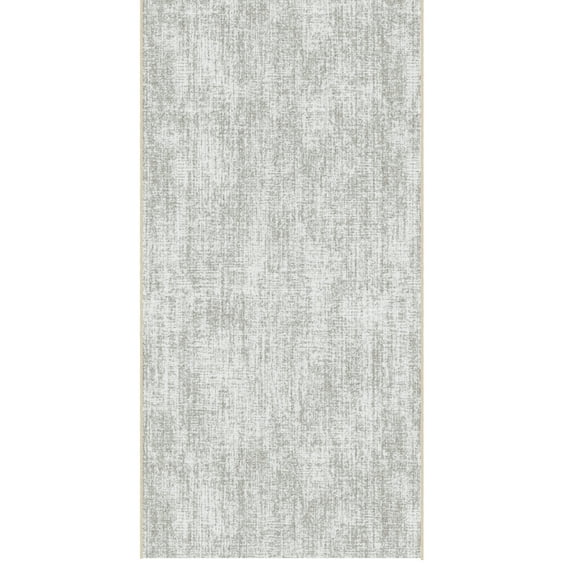 Ottomanson Aisle Runner Rug 2'7" x 29' Soft Non-Slip Indoor Rug, Solid Beige