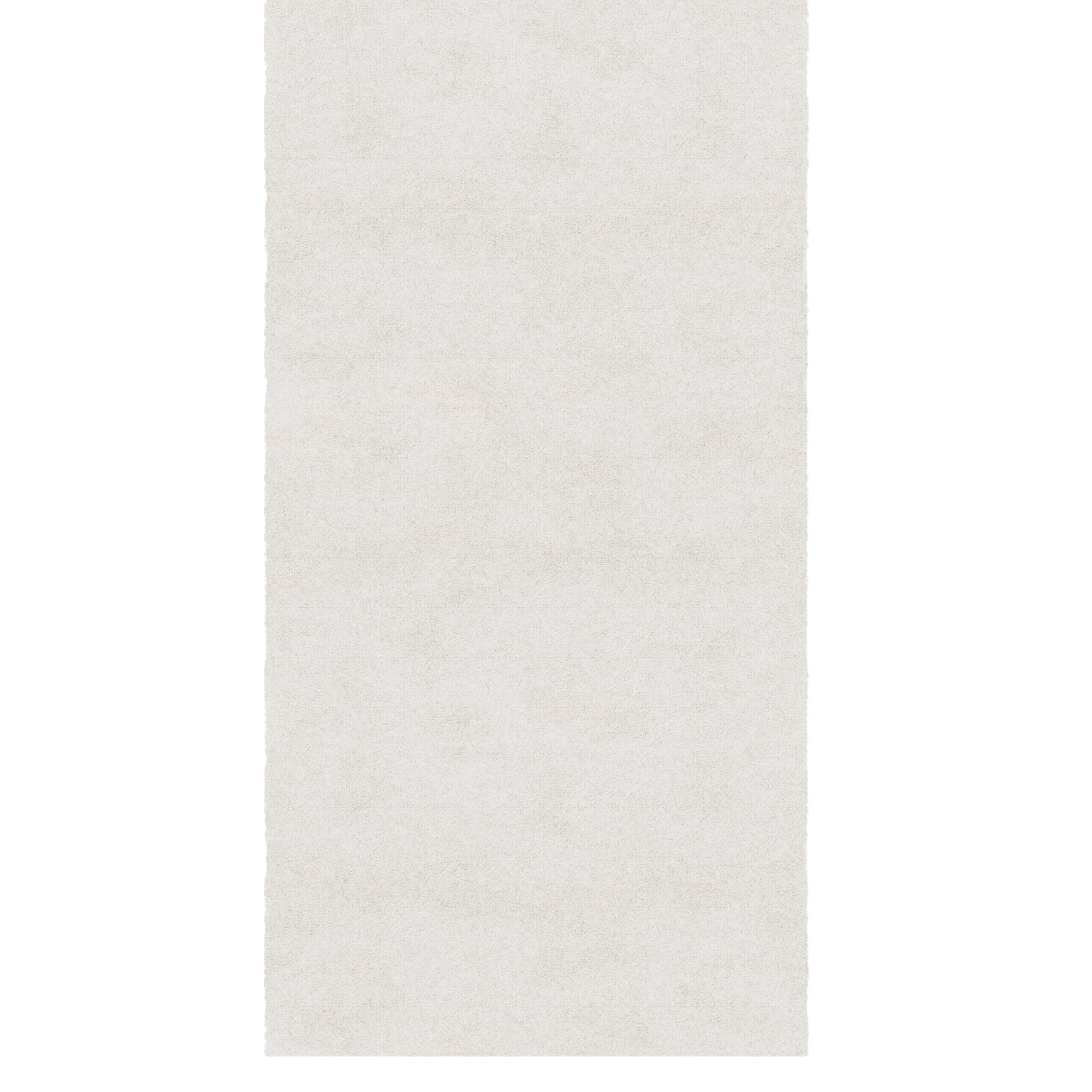Ottomanson Aisle Runner Rug 2'7" x 33' – Non-Slip Plush Extra Long Indoor Runner, White
