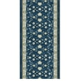 thumbnail image 1 of Ottomanson Aisle Runner Rug 2'7" x 37' Soft Non-Slip Indoor Rug, Mahal Navy, 1 of 6