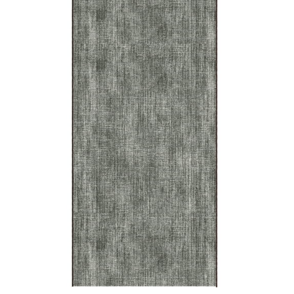 Ottomanson Aisle Runner Rug 2'7" x 37' Soft Non-Slip Indoor Rug, Solid Brown