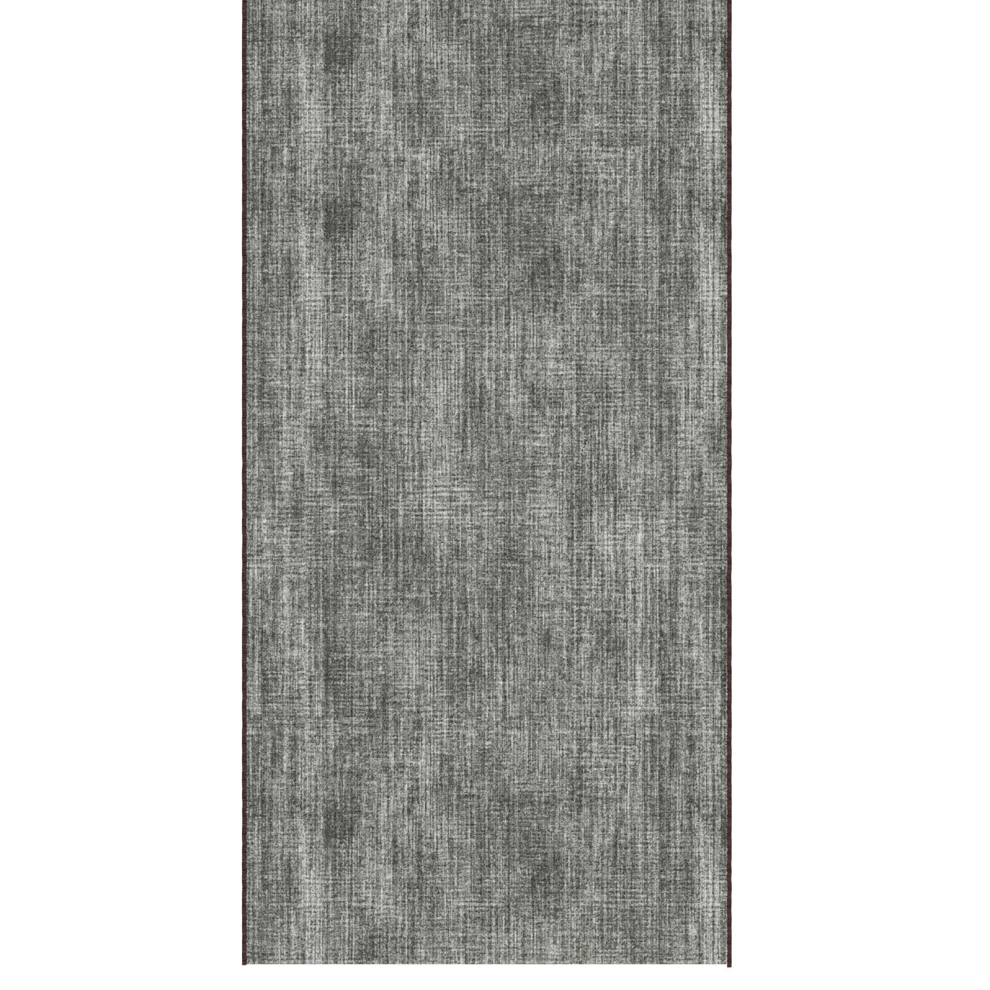 Ottomanson Aisle Runner Rug 2'7" x 43' Soft Non-Slip Indoor Rug, Solid Brown