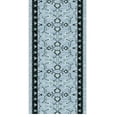 thumbnail image 1 of Ottomanson Aisle Runner Rug 2'7" x 51' Soft Non-Slip Indoor Rug, Mahal Blue, 1 of 6