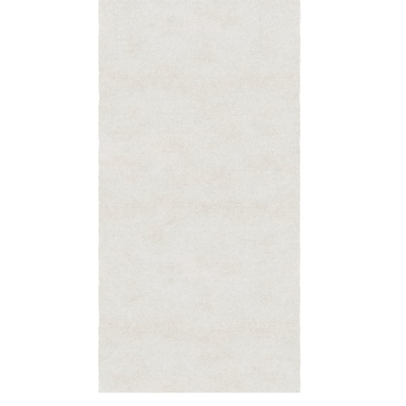 Ottomanson Plush Runner Rug 2'7" x 7' – Soft Non-Slip Indoor Runner, White