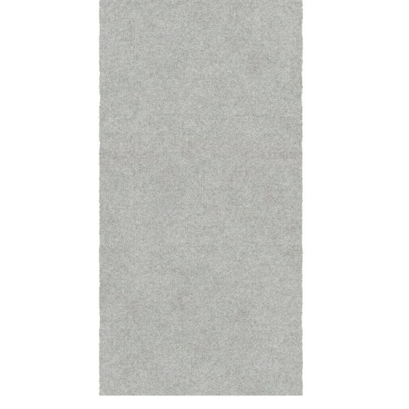 Ottomanson Plush Runner Rug 2'7" x 9' – Soft Non-Slip Indoor Runner, Gray