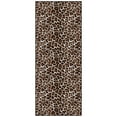 thumbnail image 1 of Ottomanson Non-Slip Washable Kitchen Runner Rug Mat for Hallway Durable Easy Care 1'10" x 6' Leopard Print Brown, 1 of 13