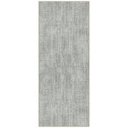 Ottomanson Non-Slip Washable Kitchen Runner Rug Mat for Hallway Durable Easy Care 1'10" x 6' Solid Beige