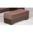 thumbnail image 1 of Ottomanson Origins Air Rectangular Upholstered Lift Top Ottoman, Brown/Brown, 1 of 4