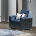 thumbnail image 1 of Ottomanson Origins Pro Convertible Arm Chair, Turquoise Color Microfiber, 1 of 10