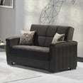 thumbnail image 1 of Ottomanson Origins Pro Sleeper Loveseat, Brown Microfiber, 1 of 10