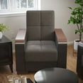 thumbnail image 1 of Ottomanson Origins X Convertible Arm Chair, Gray Chenille, 1 of 8
