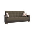 thumbnail image 1 of Ottomanson Origins X Sofa Bed with Storage 74", Brown Polyester, 1 of 13