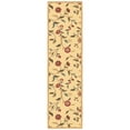 thumbnail image 1 of Ottomanson Floral Kitchen Runner Rug 1'10" x 6' - Non Slip Low Pile Carpet, Beige, 1 of 13