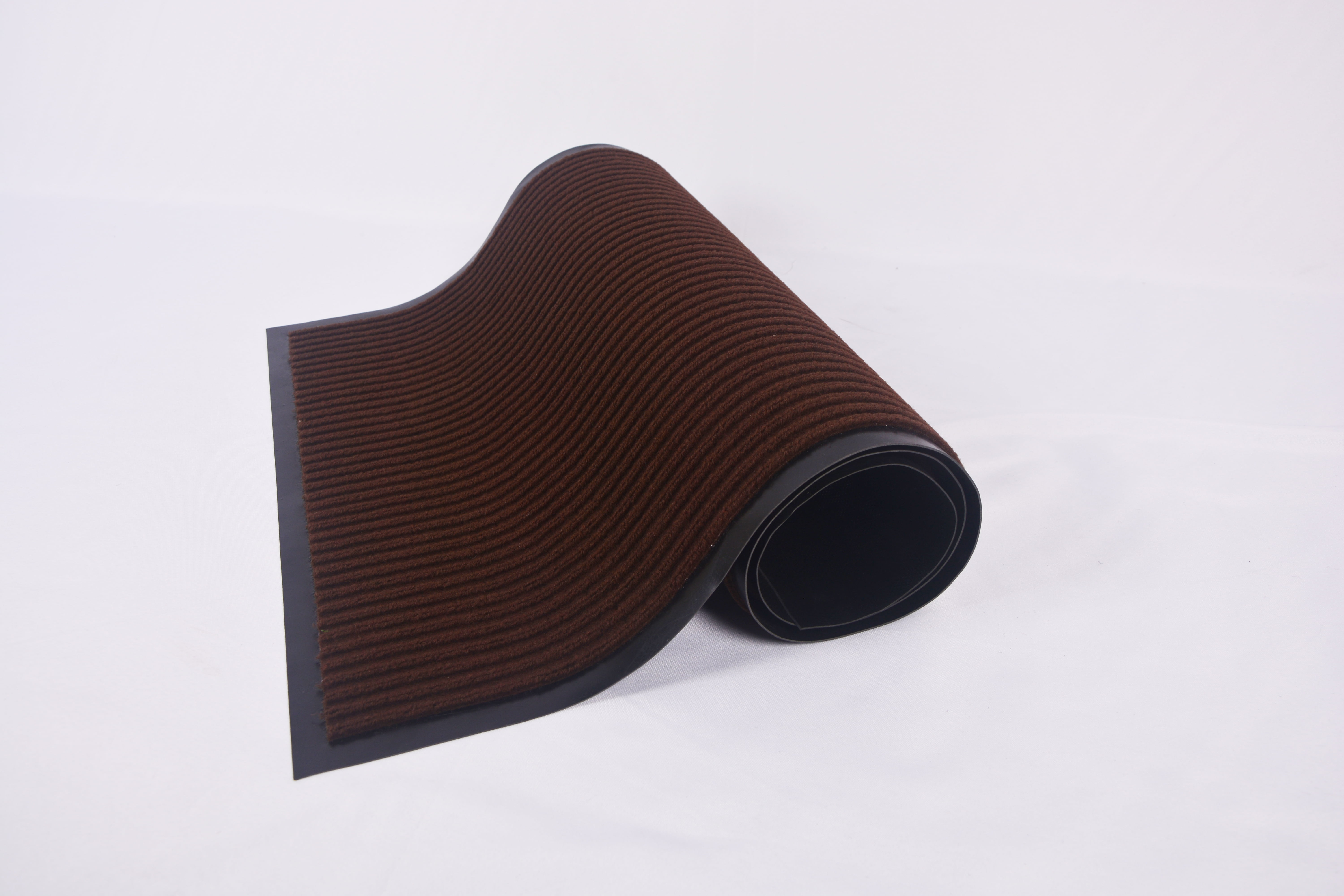 Ottomanson Outdoor Utility Waterproof NonSlip Rubberback Solid 2x5