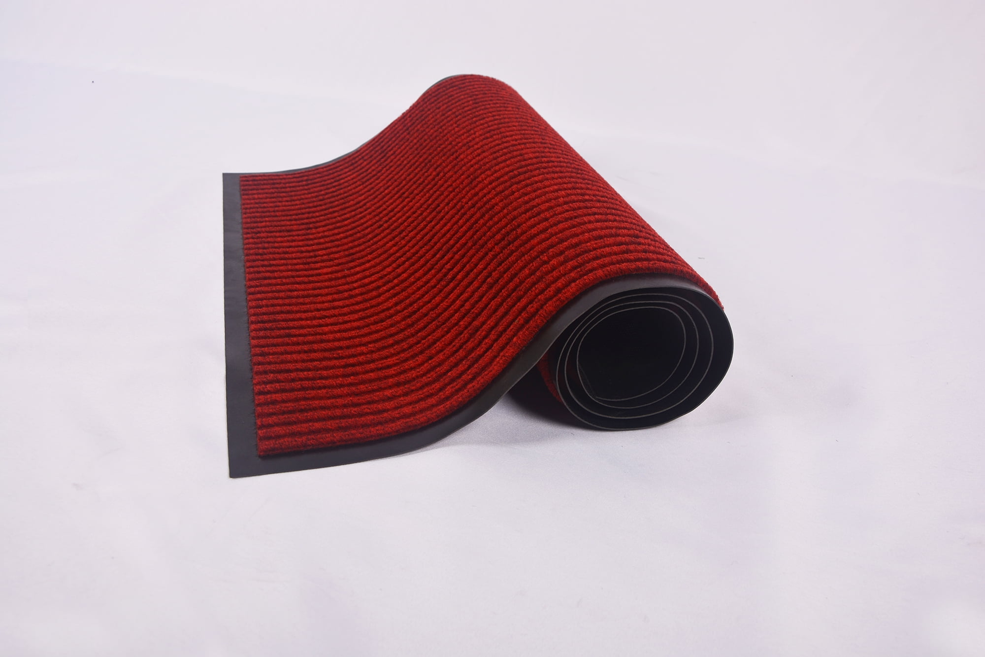 Waterproof Non-Slip Rubberback Solid Red Indoor/Outdoor Rug Ottomanson Rug Size: Runner 2' x 4