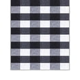 thumbnail image 1 of Ottomanson Oversized Area Rug 7'10" x 17' – Non-Slip Low Pile Carpet for Large Living Rooms, Buffalo Plaid Black/White, 1 of 7