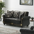 thumbnail image 1 of Ottomanson Patriot Sleeper Loveseat, Gray Chenille, 1 of 8