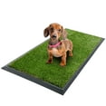 Ottomanson Puppy Training Grass Pad Floor Mat For Dogs, Pet Tray Fake