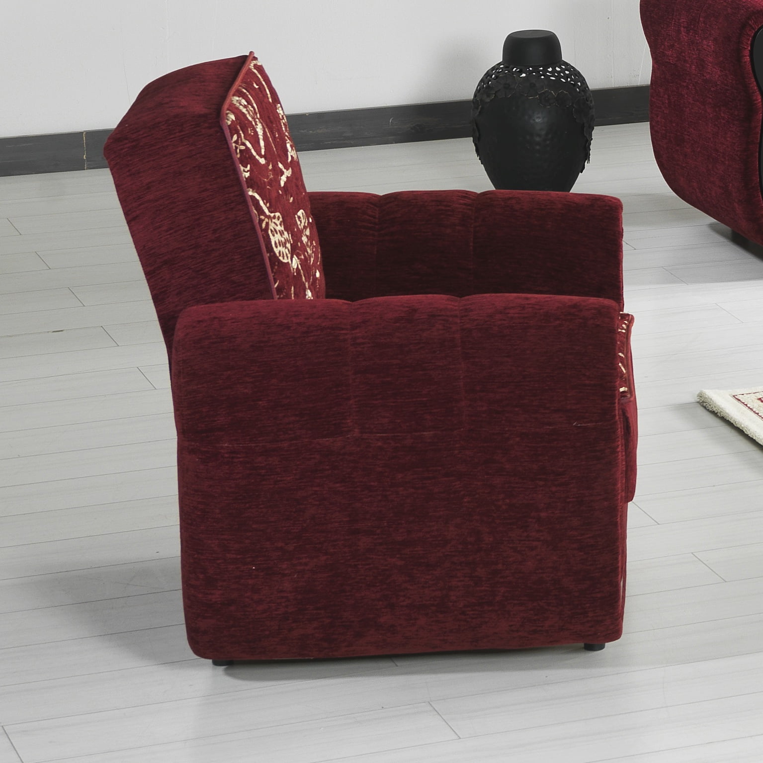 Maroon store arm chair