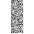 thumbnail image 1 of Ottomanson Runner Rug 1'10.5" x 9' Soft Non-Slip Indoor Runner, Leopard Print Black & White, 1 of 8