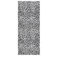thumbnail image 1 of Ottomanson Runner Rug 2'7" x 9' Soft Non-Slip Indoor Runner, Leopard Print Black & White, 1 of 8